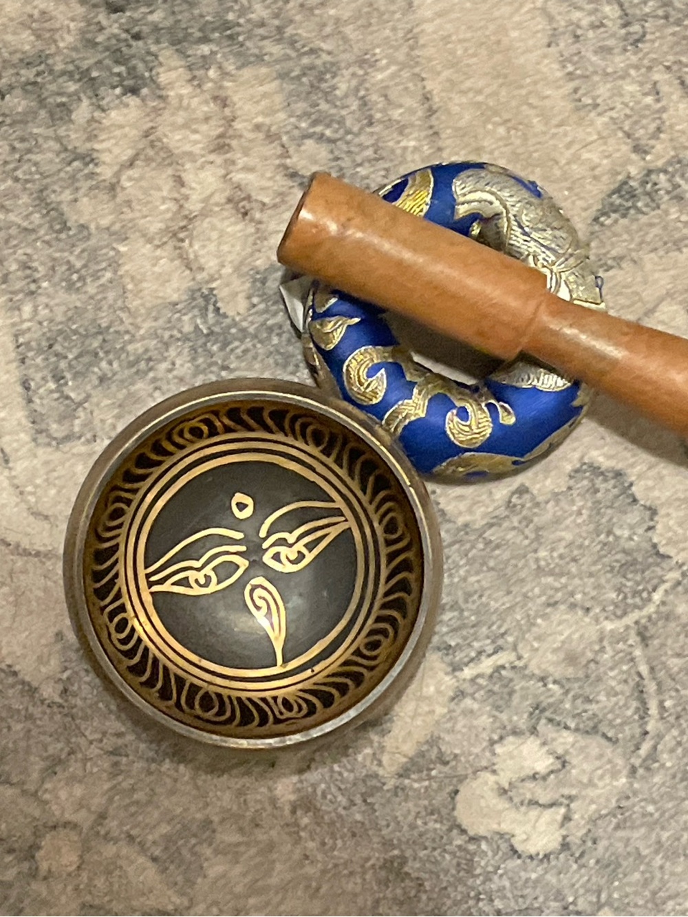 Chakra Healing Tibetan Singing Bowl-Palm Size
